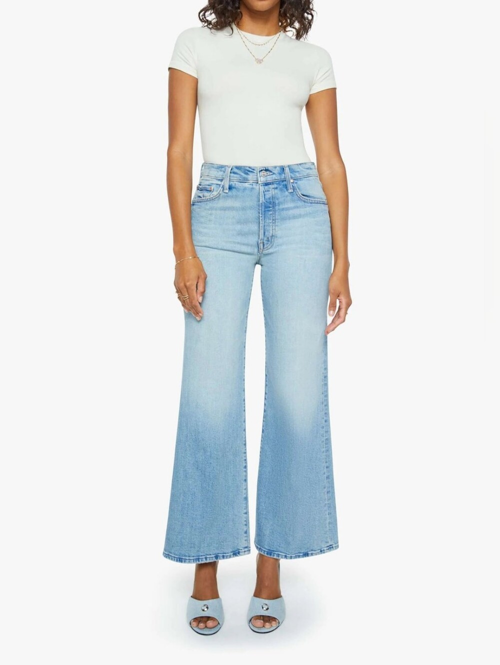 Mother Superior The Tomcat Roller in I Confess Jeans Denim Womens 31